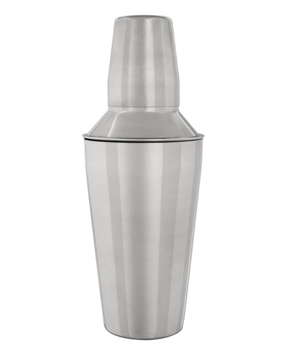 Acopa 16 oz. Stainless Steel 3-Piece Cobbler Cocktail Shaker